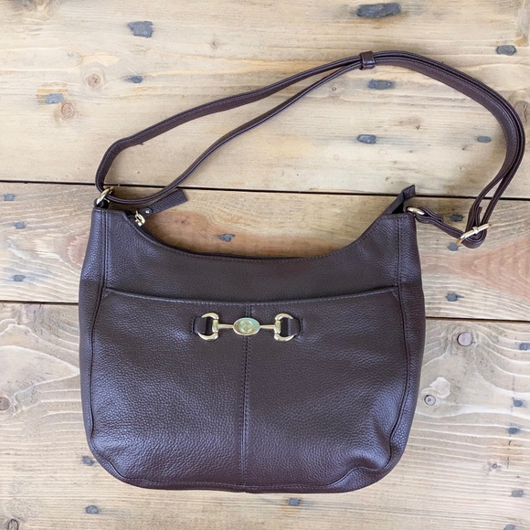 Giani Bernini Bags Giani Bernini Horse Bit Detail Leather Hobo